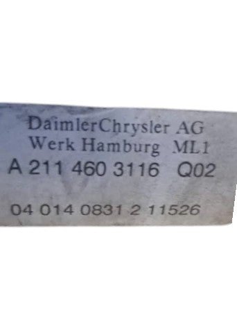 Piantone / Canna Sterzo Mercedes Classe E W211 Cod:A2114603116 (2002 - 2009) - F&P CRASH SRLS - Ricambi Usati