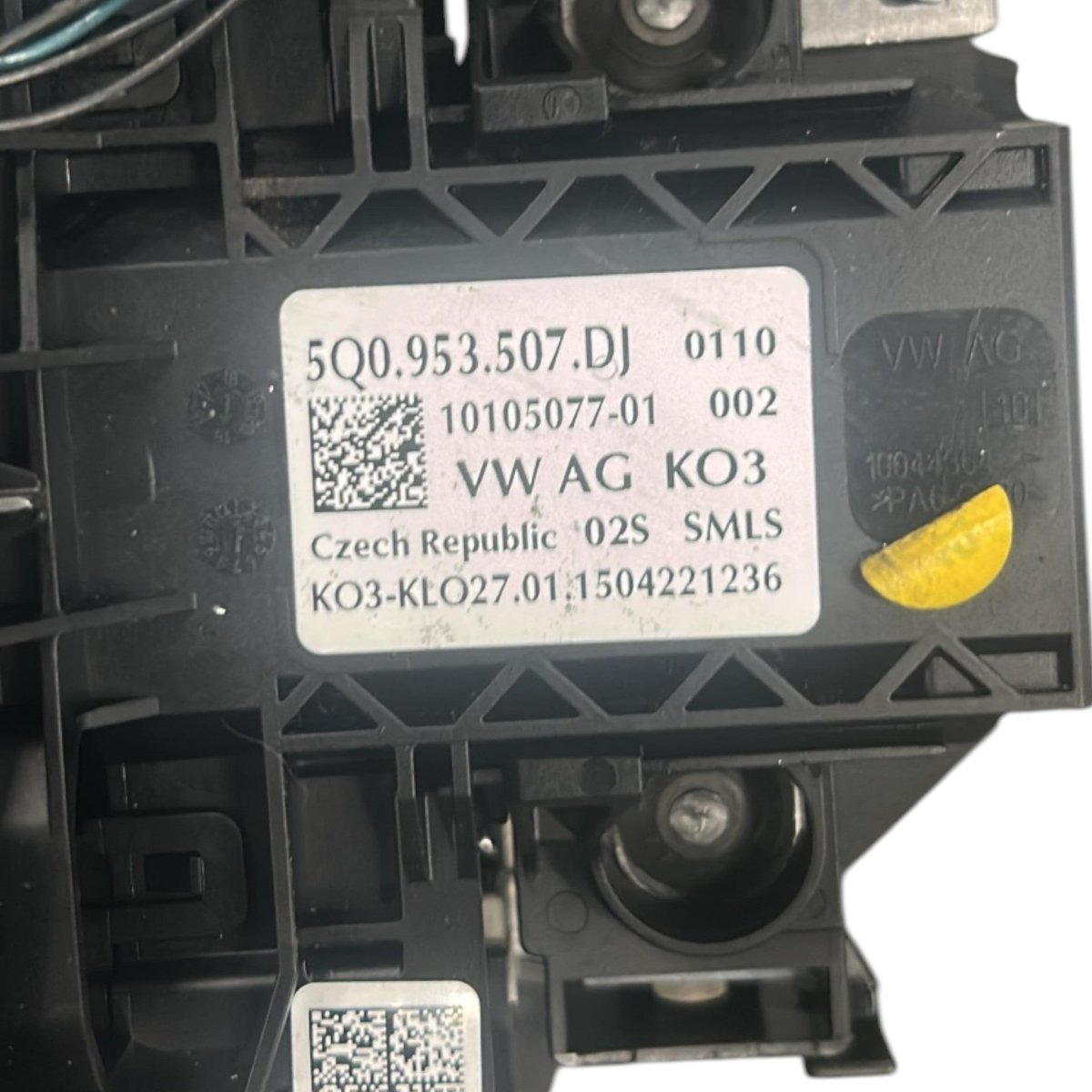 Steering Column / Steering Tube Volkswagen Golf VII code 5Q0953507DJ 1.6 Diesel (2012 > 2021) code 5Q1419502AC + Stalk Switch - F&P CRASH SRLS - Used Parts