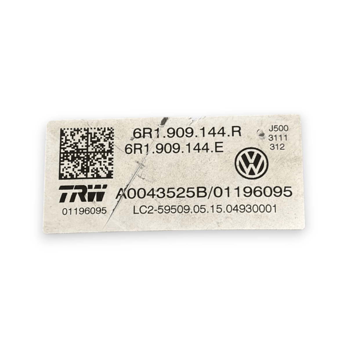 Piantone / canna sterzo volkswagen up 1.0 benzina cod:6r1909144r (2011 - 2024) - F&P CRASH SRL - Ricambi Usati