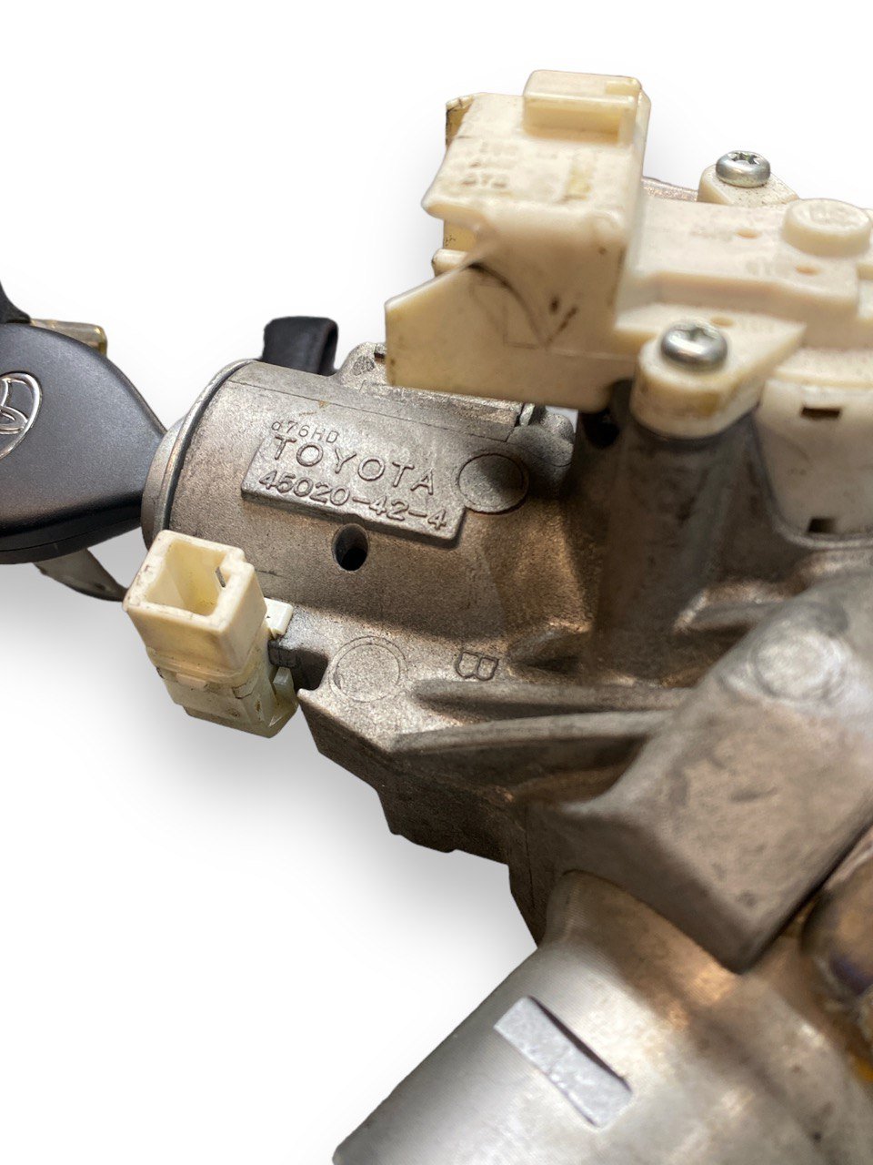 Piantone con blocchetto accensione Toyota Rav 4 con doppia chiave ( 2005 ) cod. 45020424 - F&P CRASH SRLS - Ricambi Usati