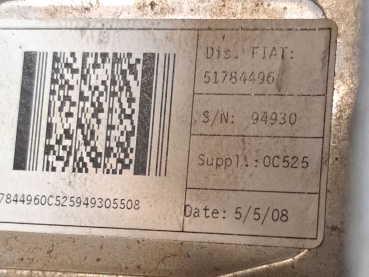 Steering column Fiat Fiorino / Fiat Qubo (2009) CODE:51784496 - F&P CRASH SRLS - Used Parts
