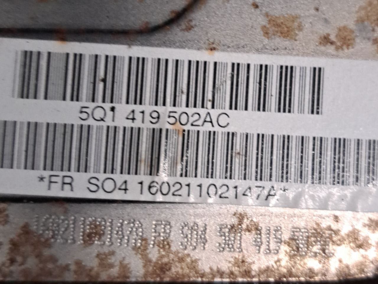 Steering column + Ignition switch Audi A3 8V 2.0 Diesel (2012 - 2018) COD:5Q1419502AC - F&P CRASH SRLS - Used Parts