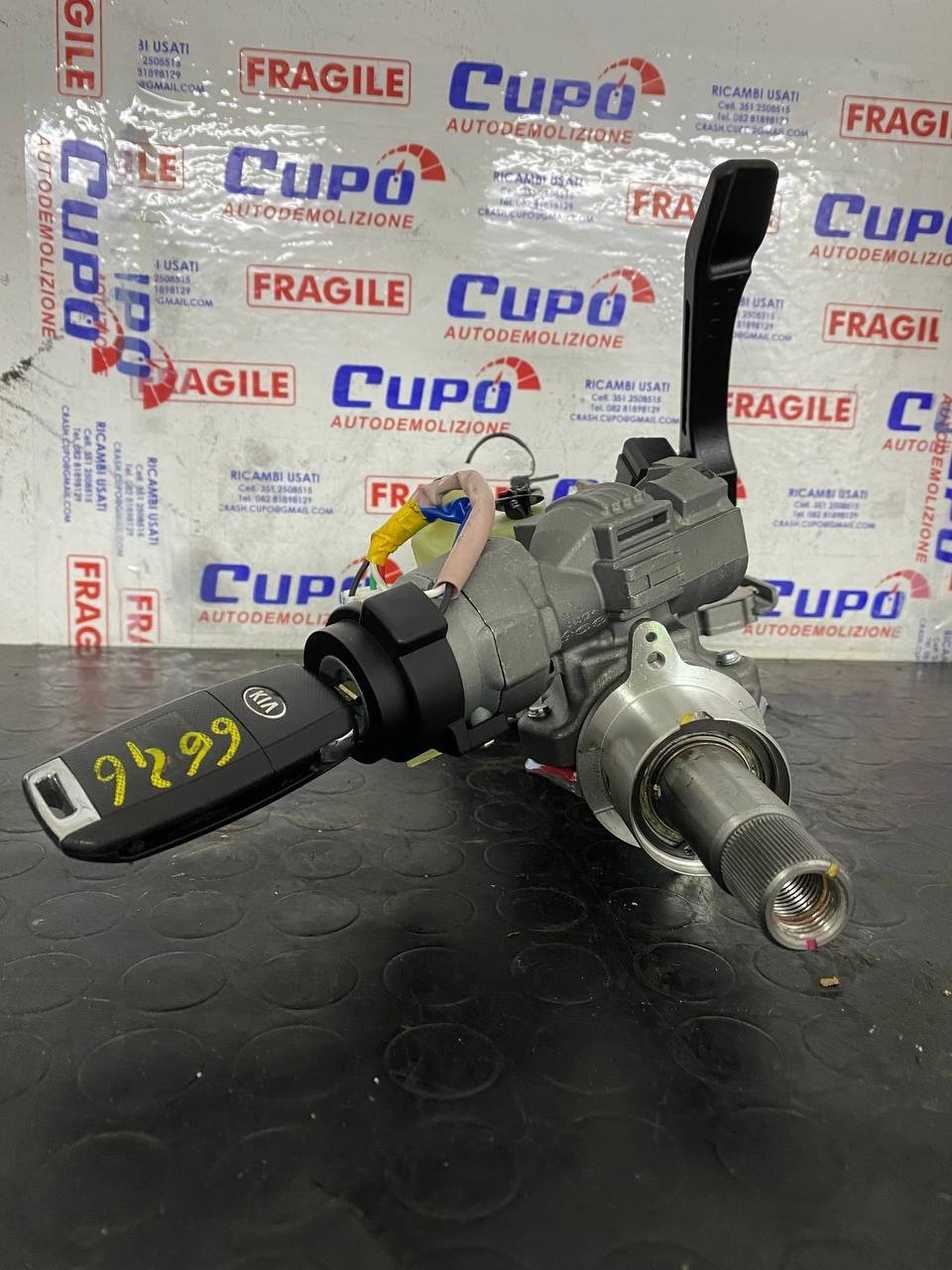 Steering column + ignition switch + key Kia Rio IV (2017) - F&P CRASH SRLS - Used Parts