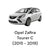 Piantone sterzo con blocchetto accensione Opel Zafira C tourer 1.6 benzina - metano (2015 - 2019) cod.422396726 - F&P CRASH SRLS - Ricambi Usati
