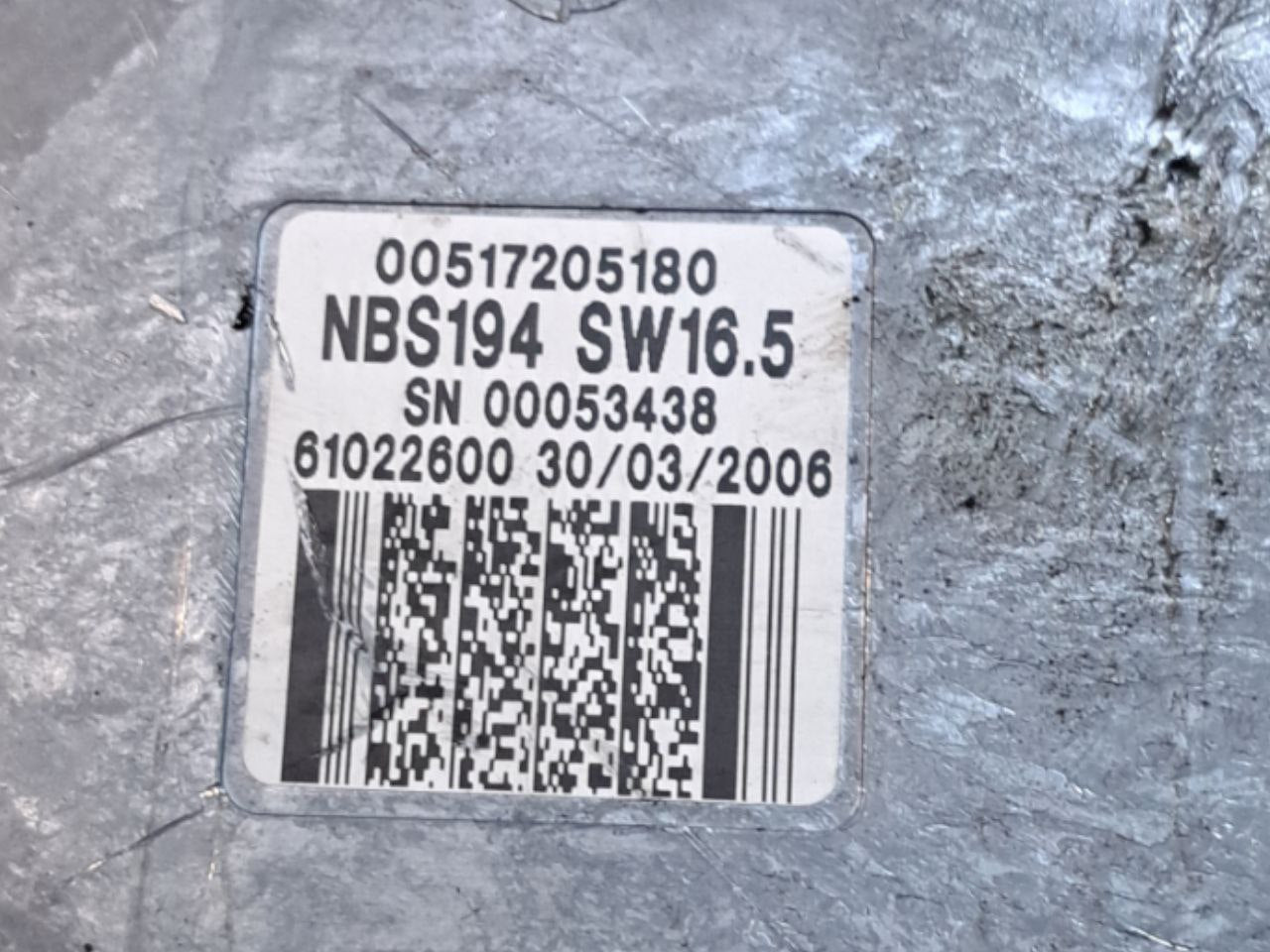 Piantone sterzo Fiat Croma (2005 - 2010) COD:00517205180 - F&P CRASH SRLS - Ricambi Usati