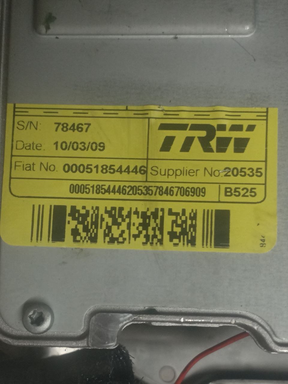 Steering Column Lancia Delta (2008 - 2011) COD:00051854446 - F&P CRASH SRLS - Used Parts