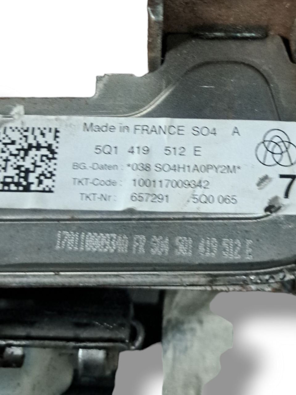 Steering Column Volkswagen Tiguan AD1 (2016 >) CODE:5Q1419512E - F&P CRASH SRLS - Used Spare Parts