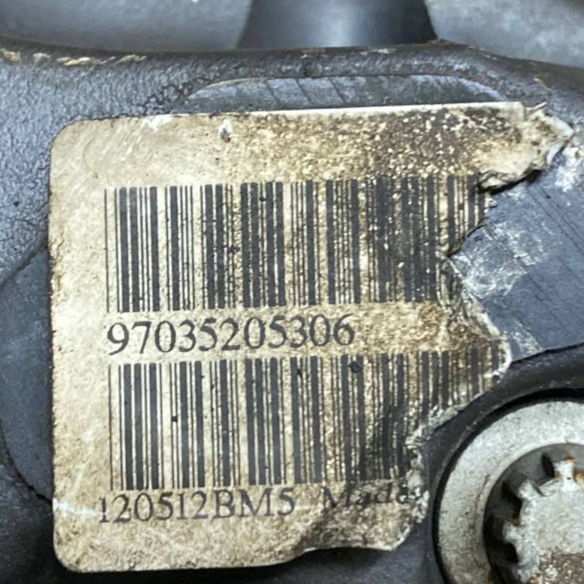 Right rear brake caliper (dx) Porsche Panamera 970 3.0 diesel Code: 97035205406 (2009 - 2016) - F&P CRASH SRL - Used Parts