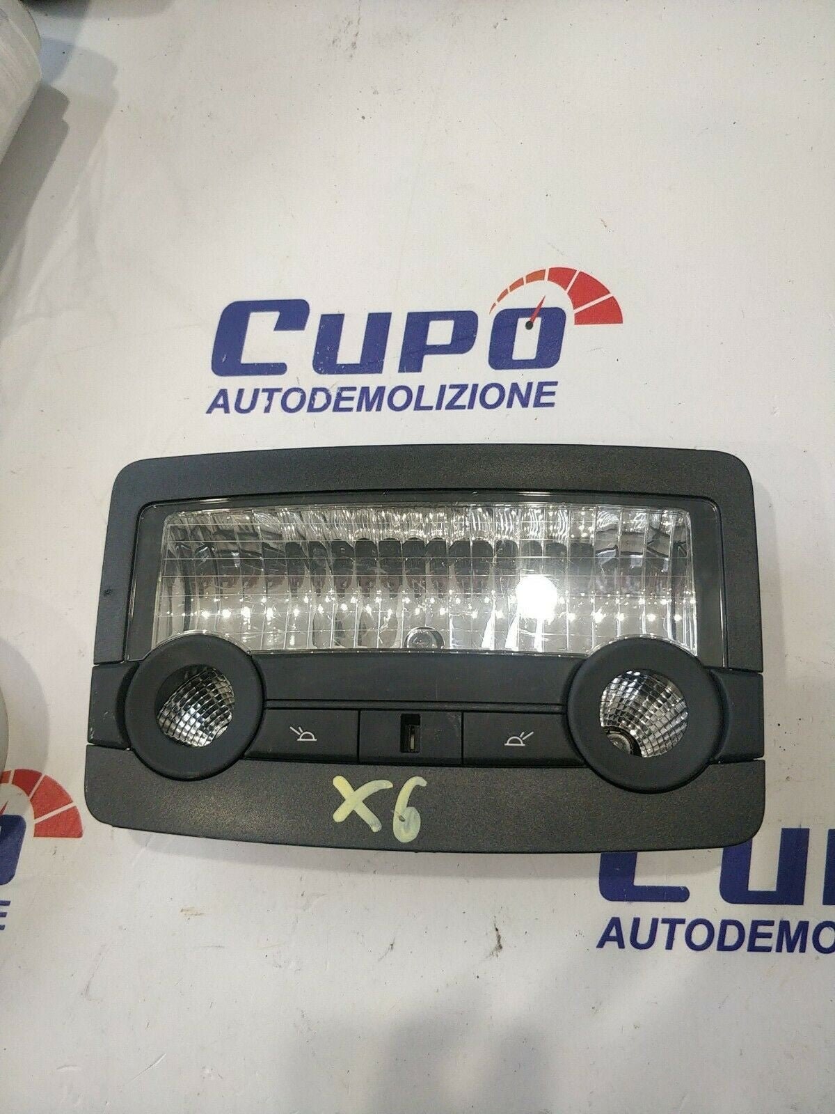 ORIGINAL REAR INTERIOR CEILING LIGHT BMW X6 E71 1st Series 2009 306D5 - F&P CRASH SRLS - Used Parts