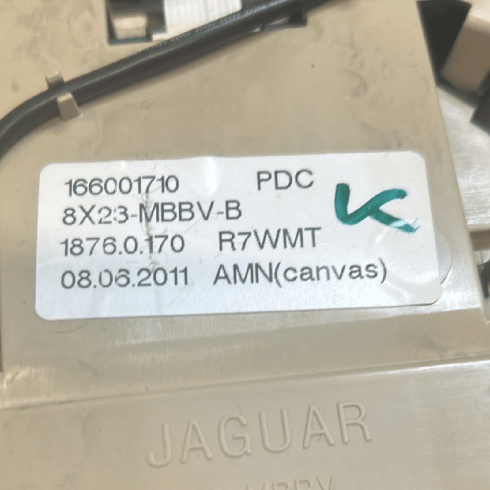 Jaguar XF ceiling light (2008 > 2015) code:166001710 - F&P CRASH SRLS - Used Spare Parts