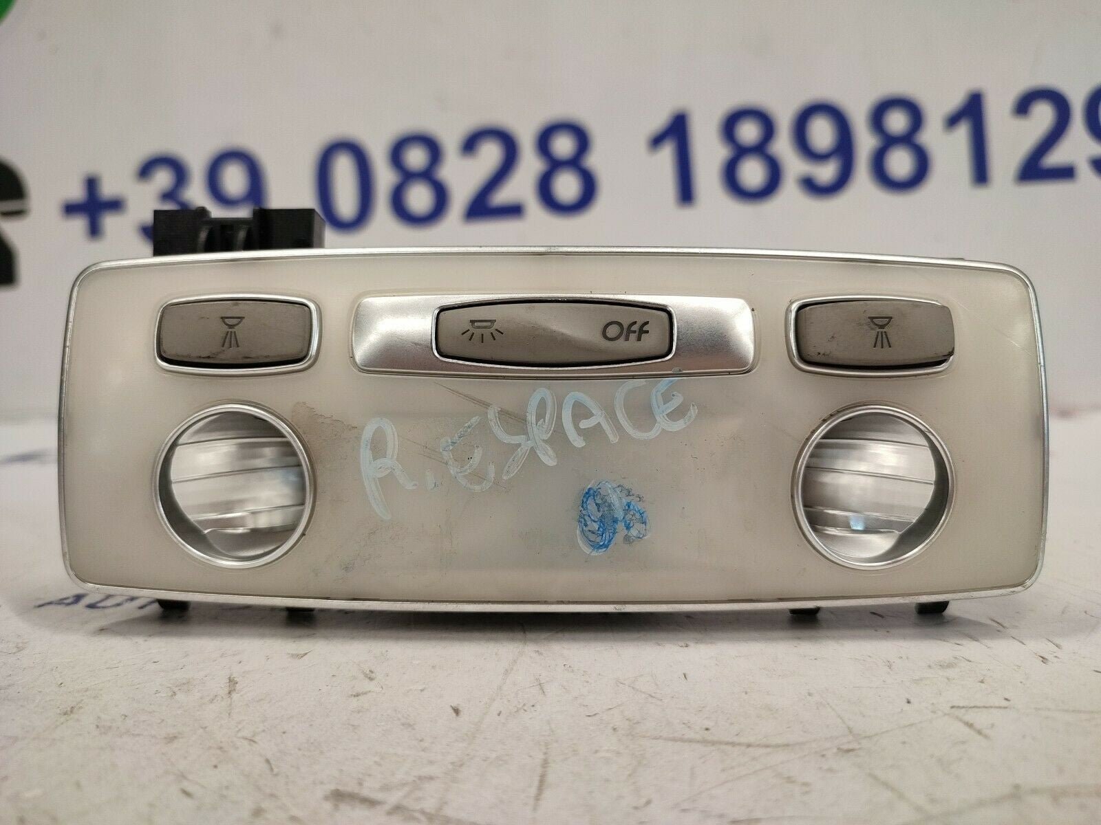 Plafoniera Luce Abitacolo Ant. Renault Espace Del 2008 Cod. 8200379368 - F&P CRASH SRLS - Ricambi Usati