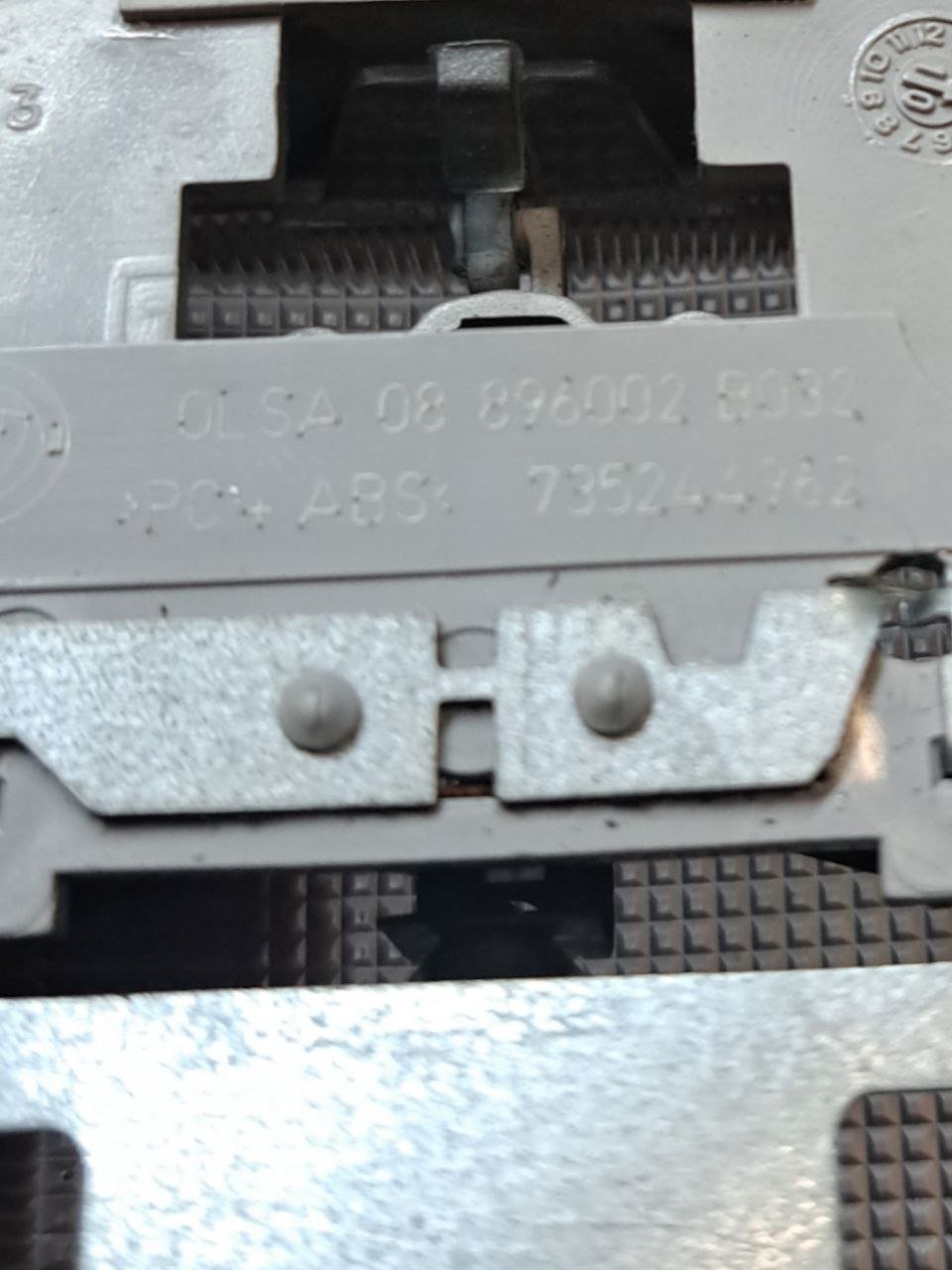 Interior Cabin Light Ceiling Light Fiat Fiorino / Qubo / Bipper / Nemo (2009) COD:08896002B032 - F&P CRASH SRLS - Used Spare Parts