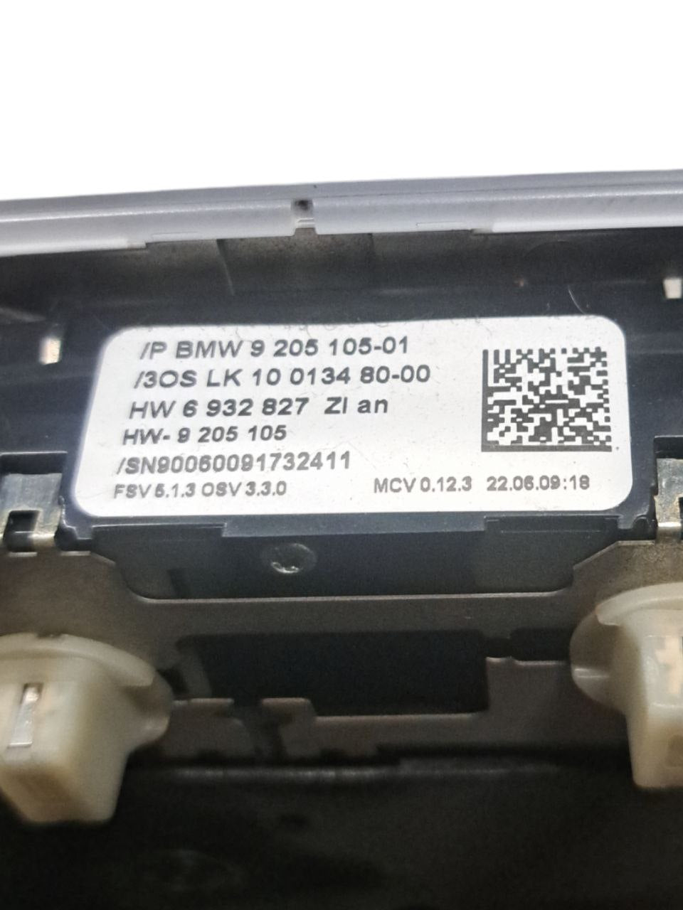 Plafoniera Luce interna anteriore Bmw Serie 1 E87 (2004 - 2013) COD:9205105 - F&P CRASH SRLS - Ricambi Usati