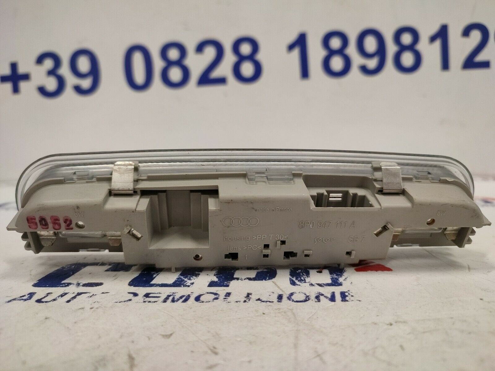 Interior Light Ceiling Light Audi A3 8P 2009 2.0 Tdi 125 Kw 8P094711A - F&P CRASH SRLS - Used Parts