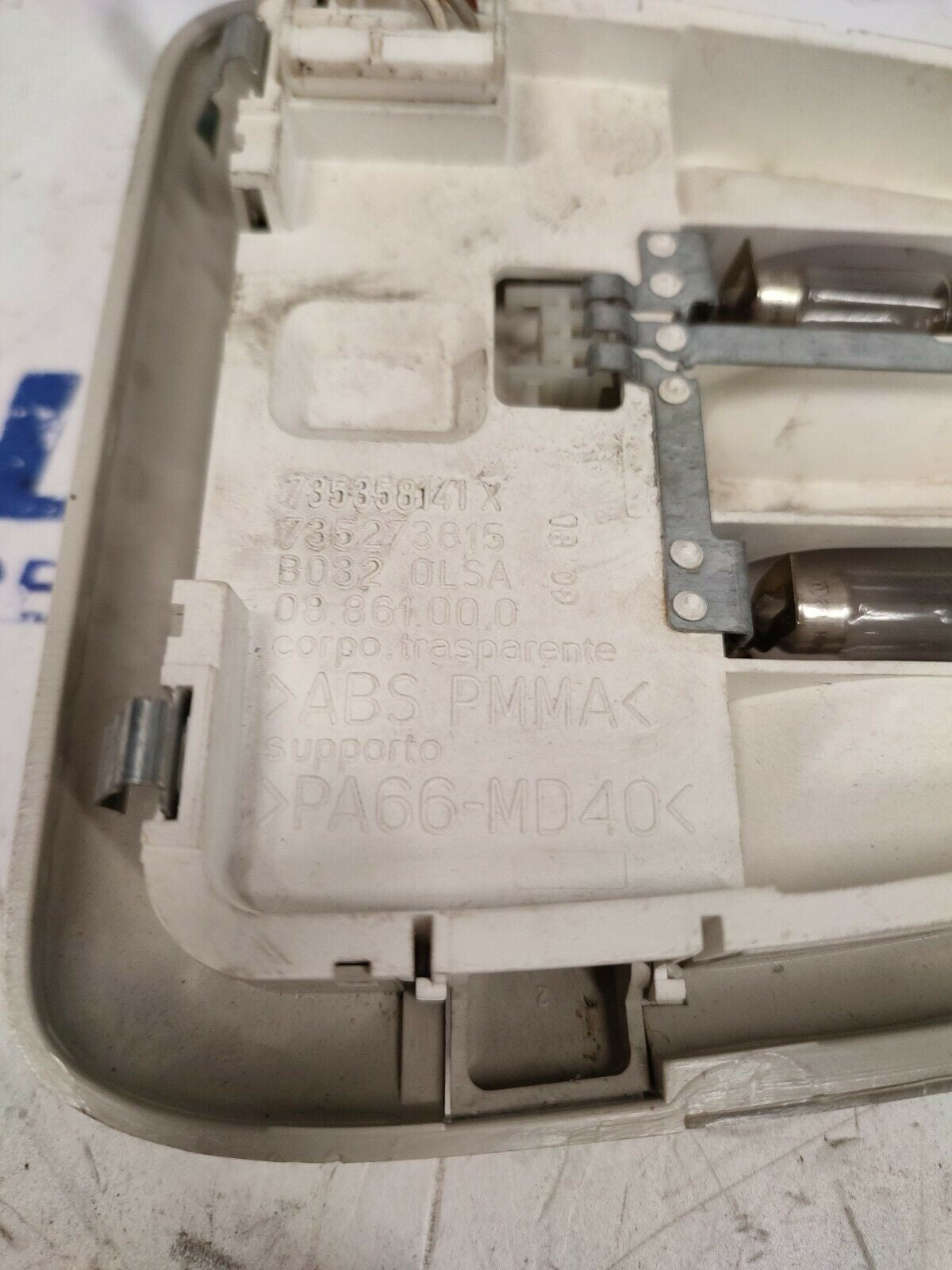 INTERIOR LIGHTING FIXTURE FIAT CROMA (194) 1.9 D MULTIJET 735358141x - F&P CRASH SRLS - Used Parts