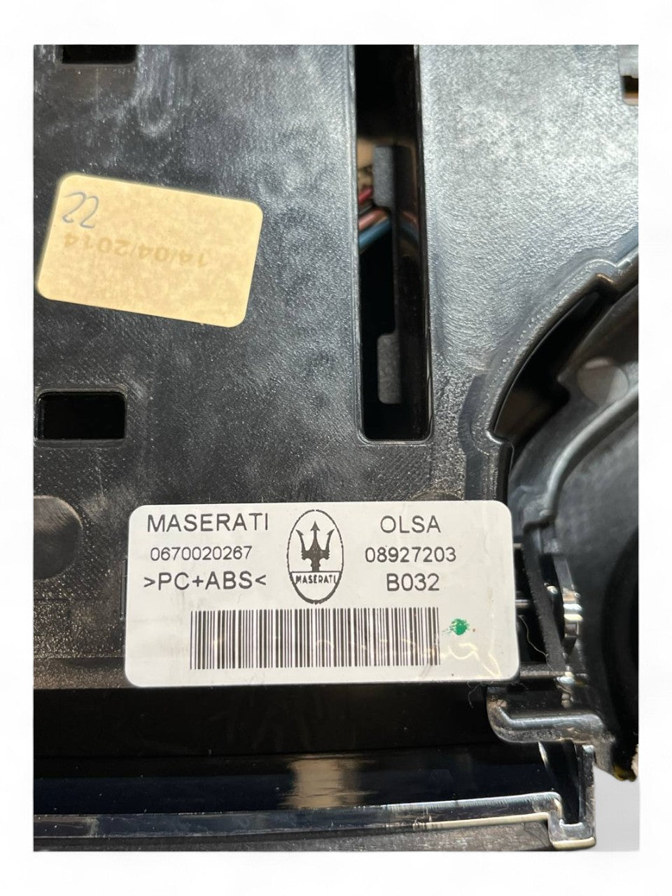 Plafoniera / luce interna Maserati Ghibli (2013 - >) cod.670020267 - F&P CRASH SRLS - Ricambi Usati