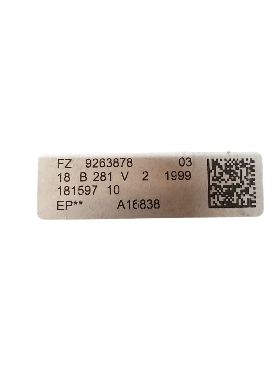 Internal Light Ceiling + Emergency Button Bmw Series 1 F20 (2011 - 2019) Code: FZ9263878 Compatible With F30 F31 F32 F36 - F&P CRASH SRLS - Used Parts