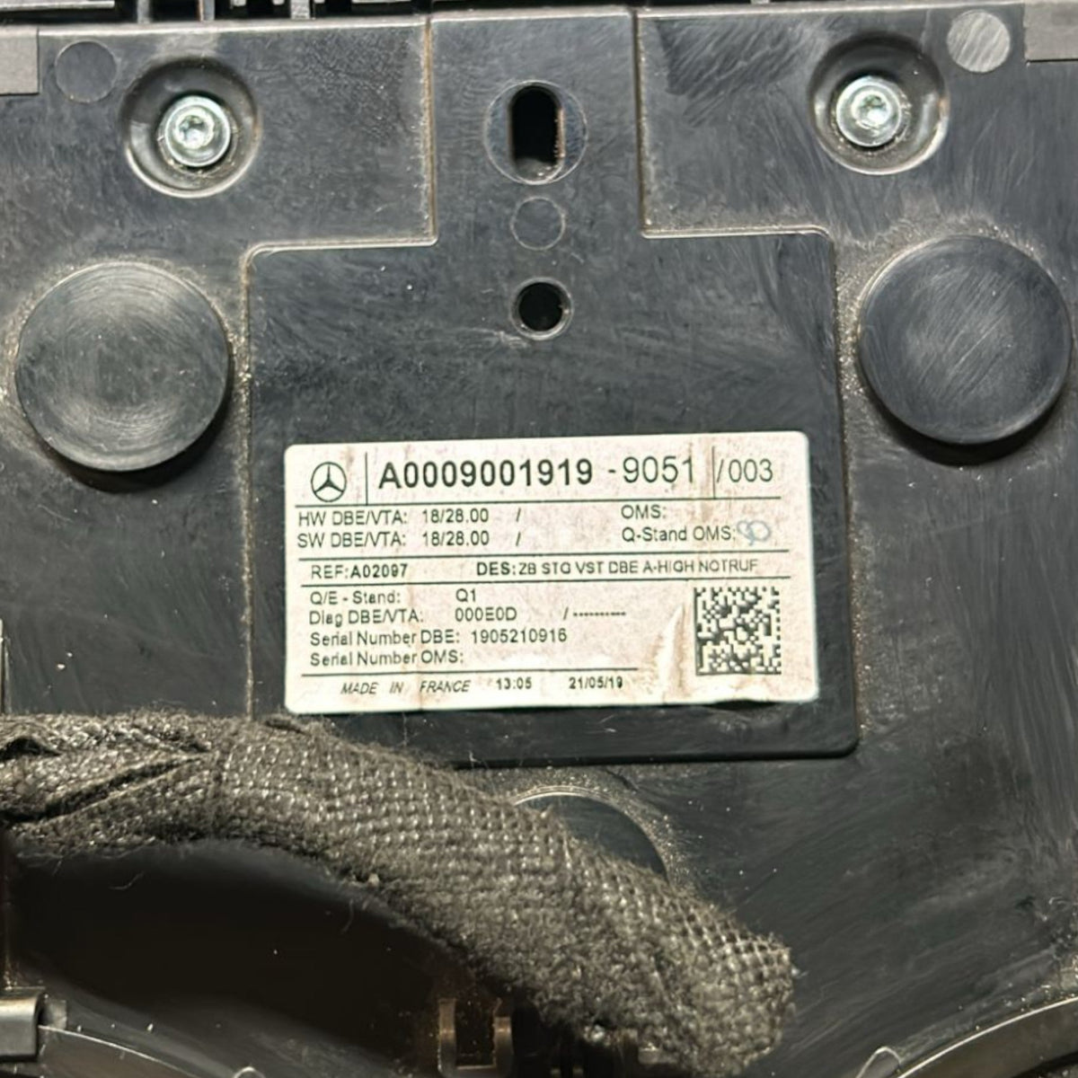 Plafoniera Luci Interna Mercedes Benz Classe A (W177) (2018 > ) cod.A0009001919 - F&P CRASH SRLS - Ricambi Usati