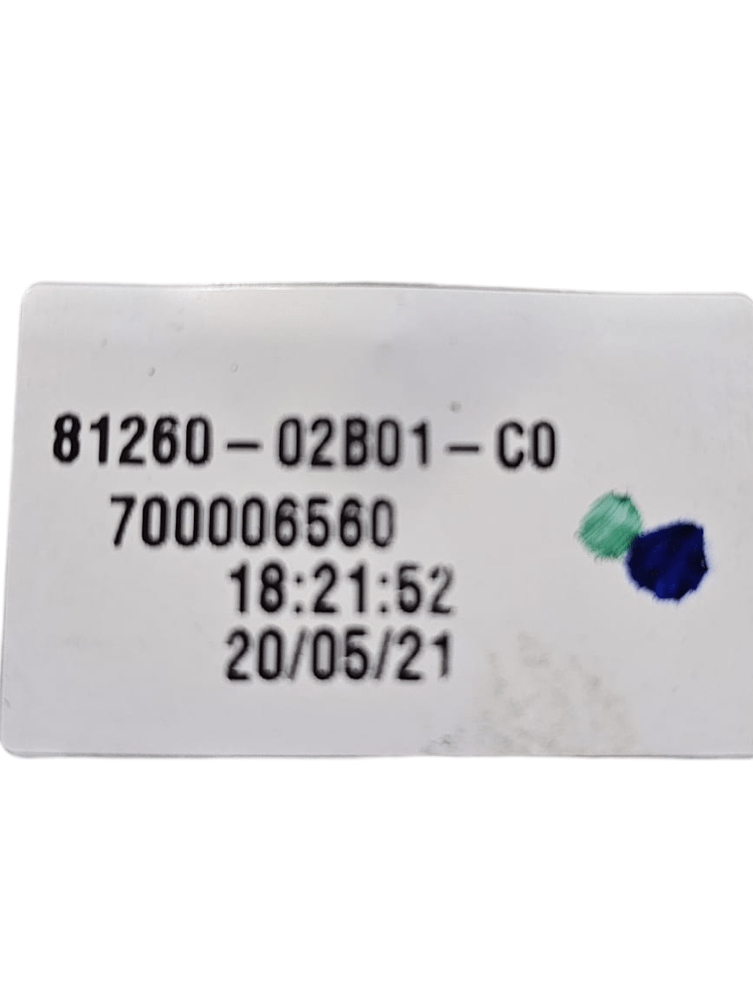 Plafoniera Luci Interne Toyota Corolla E210 Cod:81260 - 02B01 (2018 - >) - F&P CRASH SRLS - Ricambi Usati
