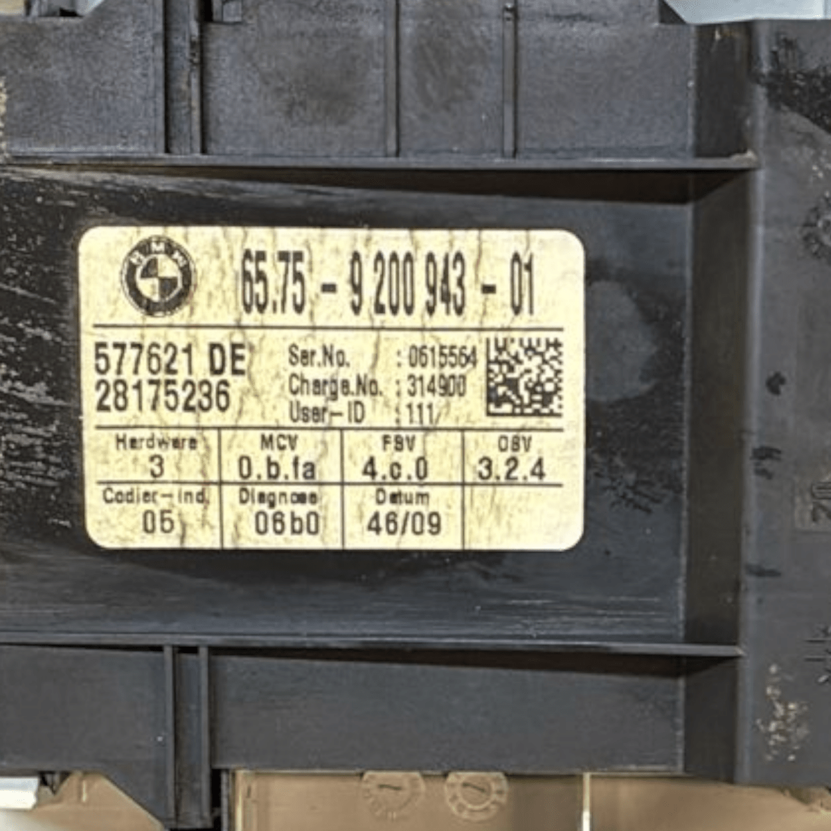 Plafoniera tetto interno bmw serie 1 e81 cod : 65759200943 (2004 - 2013) - F&P CRASH SRL - Ricambi Usati