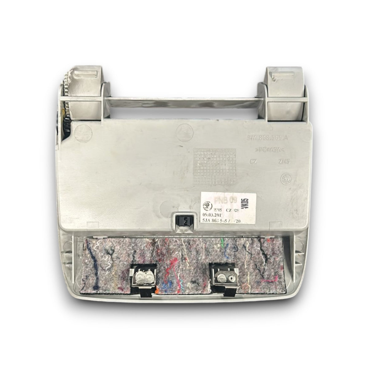 Plafoniera / Vano Porta Occhiali Skoda Fabia III cod.5JA868565A (2014 > 2021) - F&P CRASH SRLS - Ricambi Usati