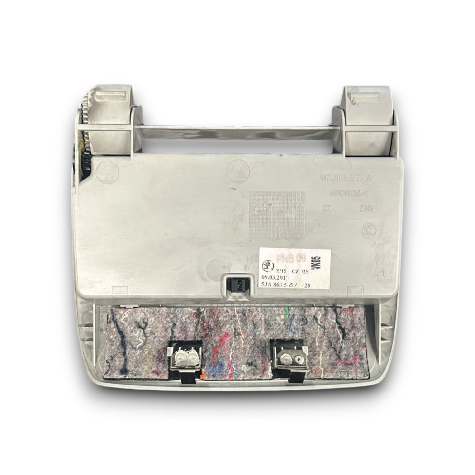 Plafoniera / Vano Porta Occhiali Skoda Fabia III cod.5JA868565A (2014 > 2021) - F&P CRASH SRLS - Ricambi Usati