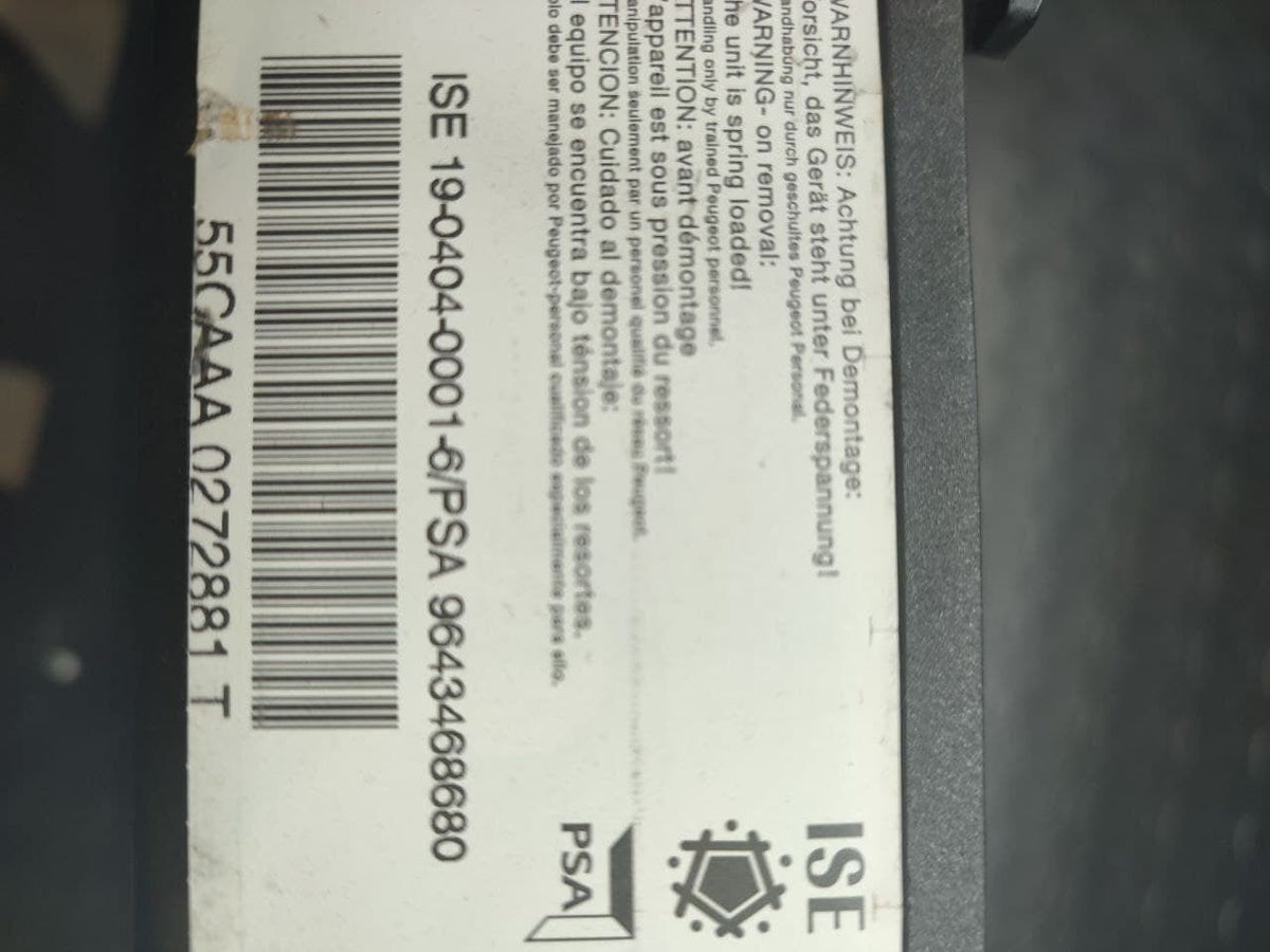 Poggiatesta con Roll - bar destro Peugeot 307 CC cod 9643468680 - F&P CRASH SRLS - Ricambi Usati