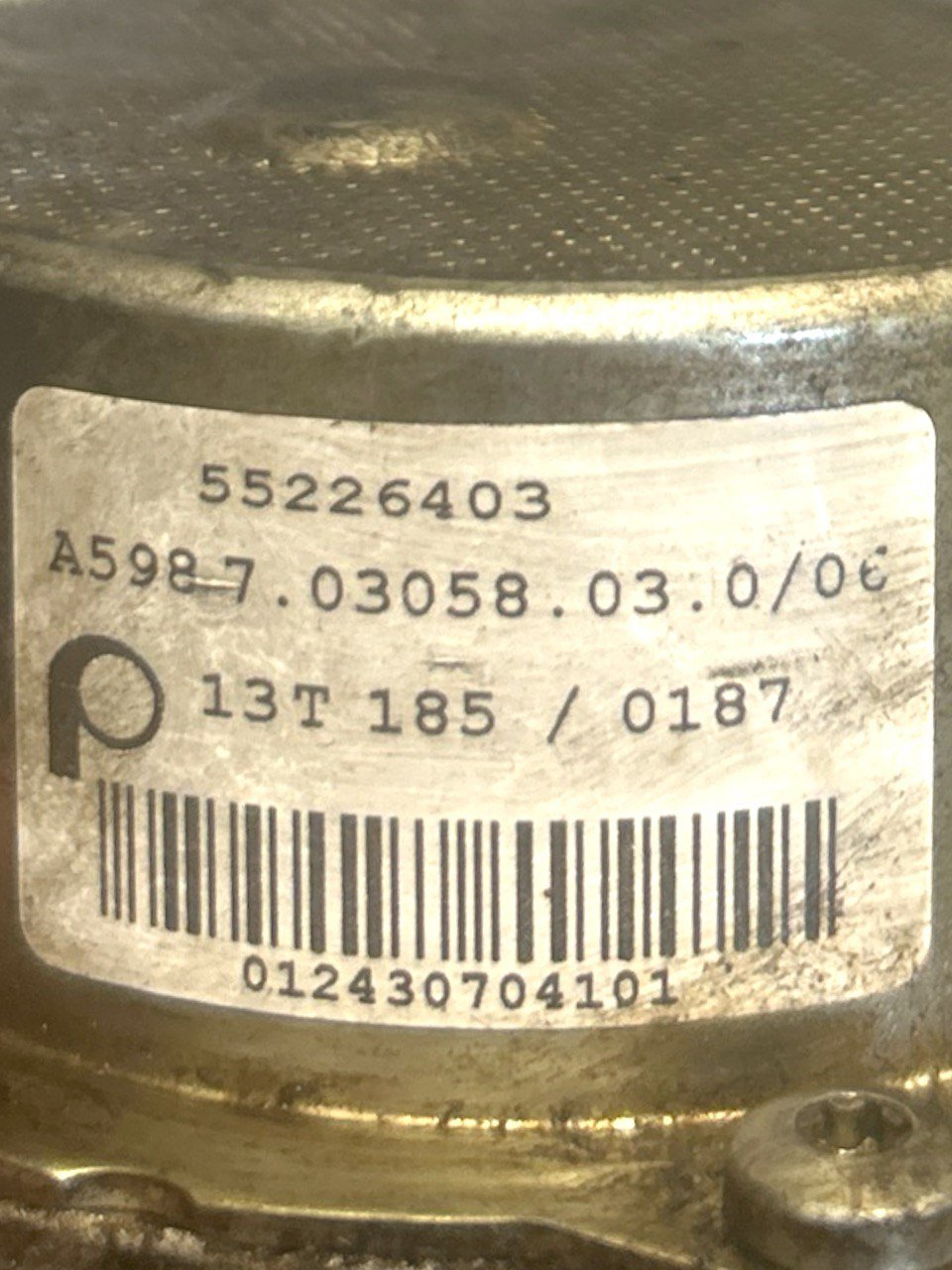 Pompa A Vuoto / Depressore Fiat Panda (312) 0.9 Benzina (2012 > ) cod.55226403 - F&P CRASH SRLS - Ricambi Usati