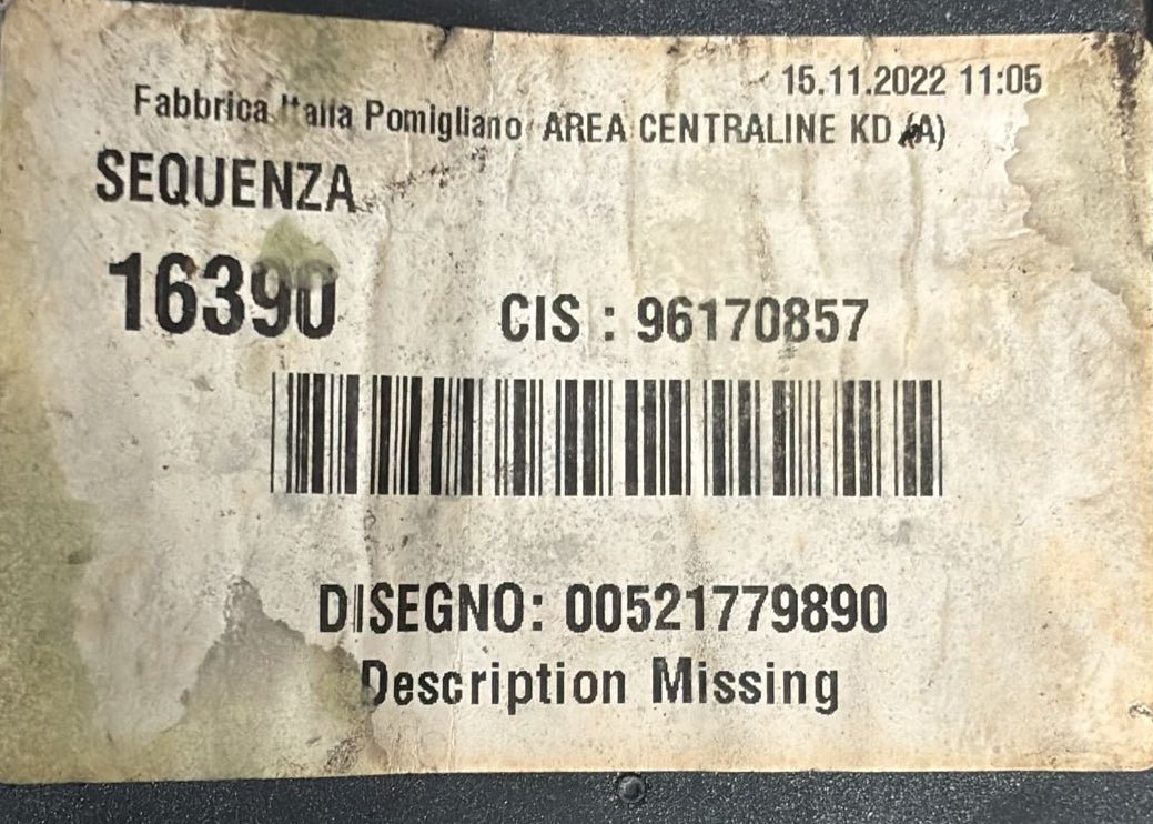 Pompa abs fiat panda 319 1.0 benzina - hybrid cod:00521779890 (2012 - ) - F&P CRASH SRL - Ricambi Usati