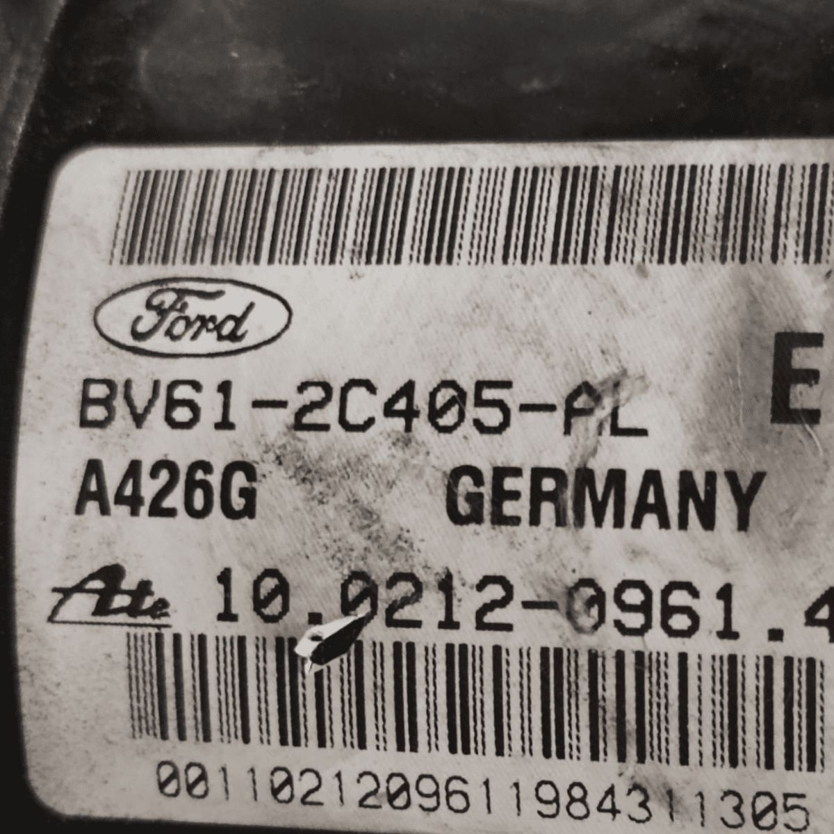 ABS pump ford c - max 1.6 diesel code: bv612c405pl (2010 - 2019) - F&P CRASH SRL - Used Parts