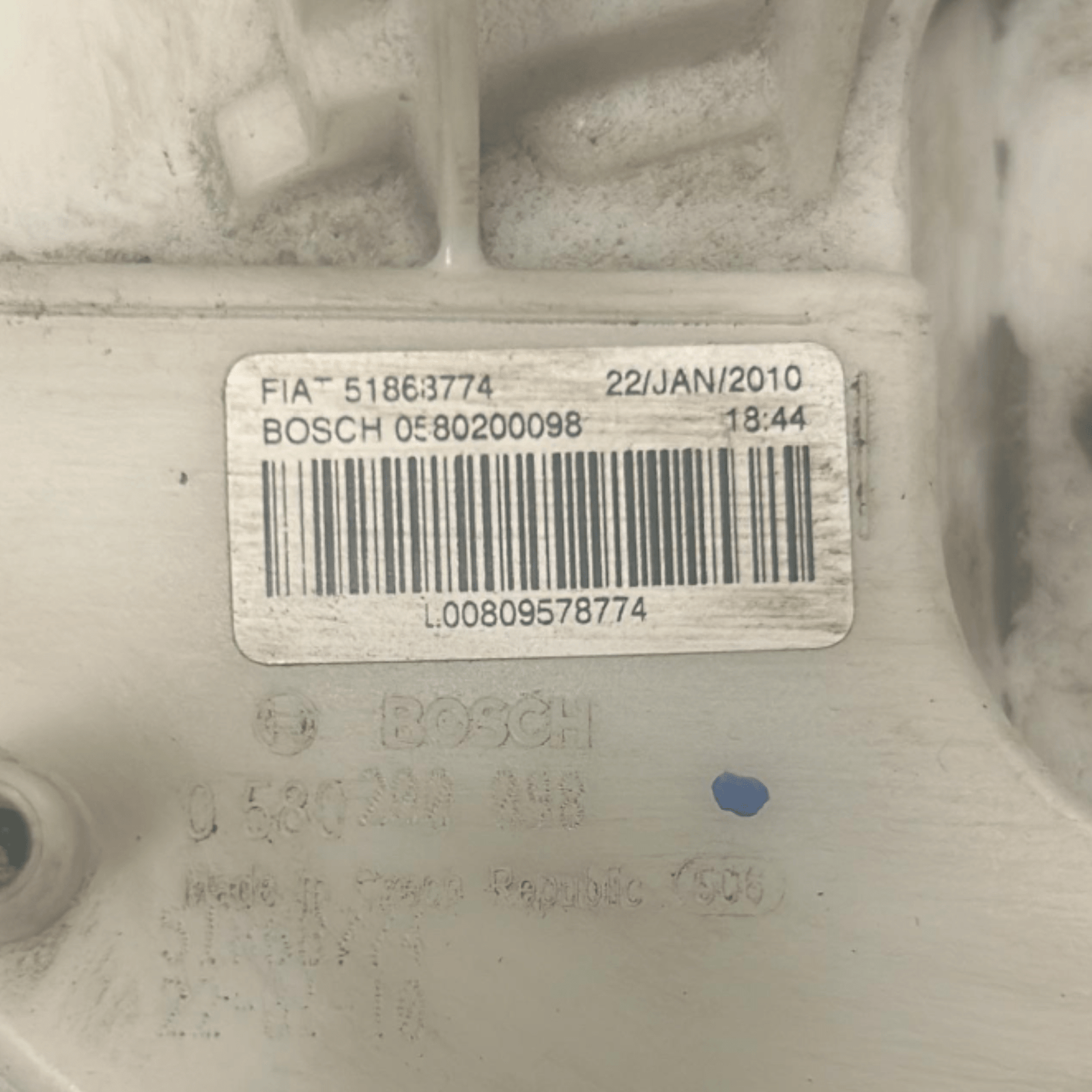 Fuel Pump / Float Fiat Punto EVO code.51868774 1.4 Gasoline (2012 > ) code.0580200098 - F&P CRASH SRLS - Used Parts