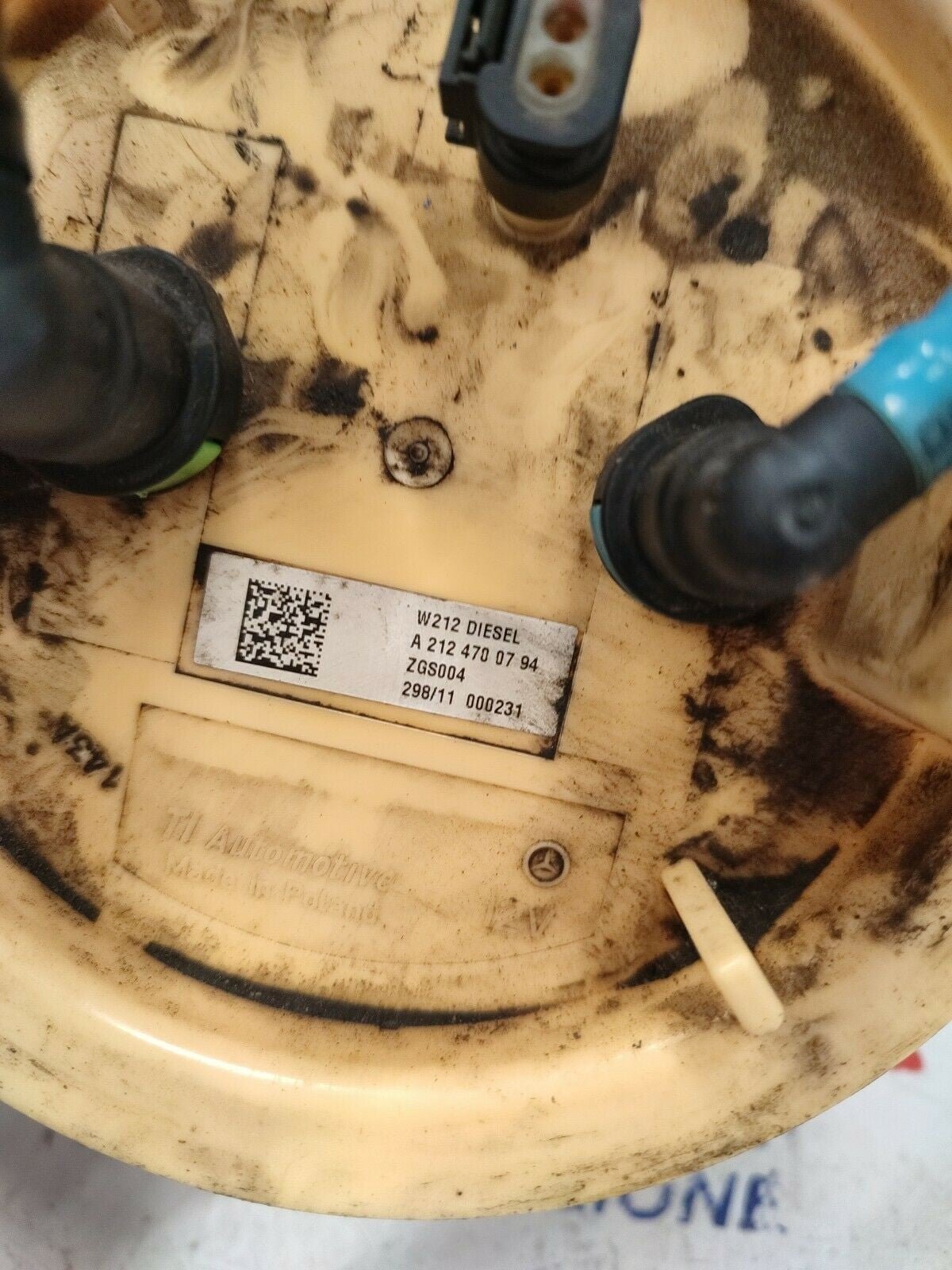 Floating Fuel Pump Mercedes E-Class 350 Cdi 4Matic (S212) 3.0 - F&P CRASH SRLS - Used Parts