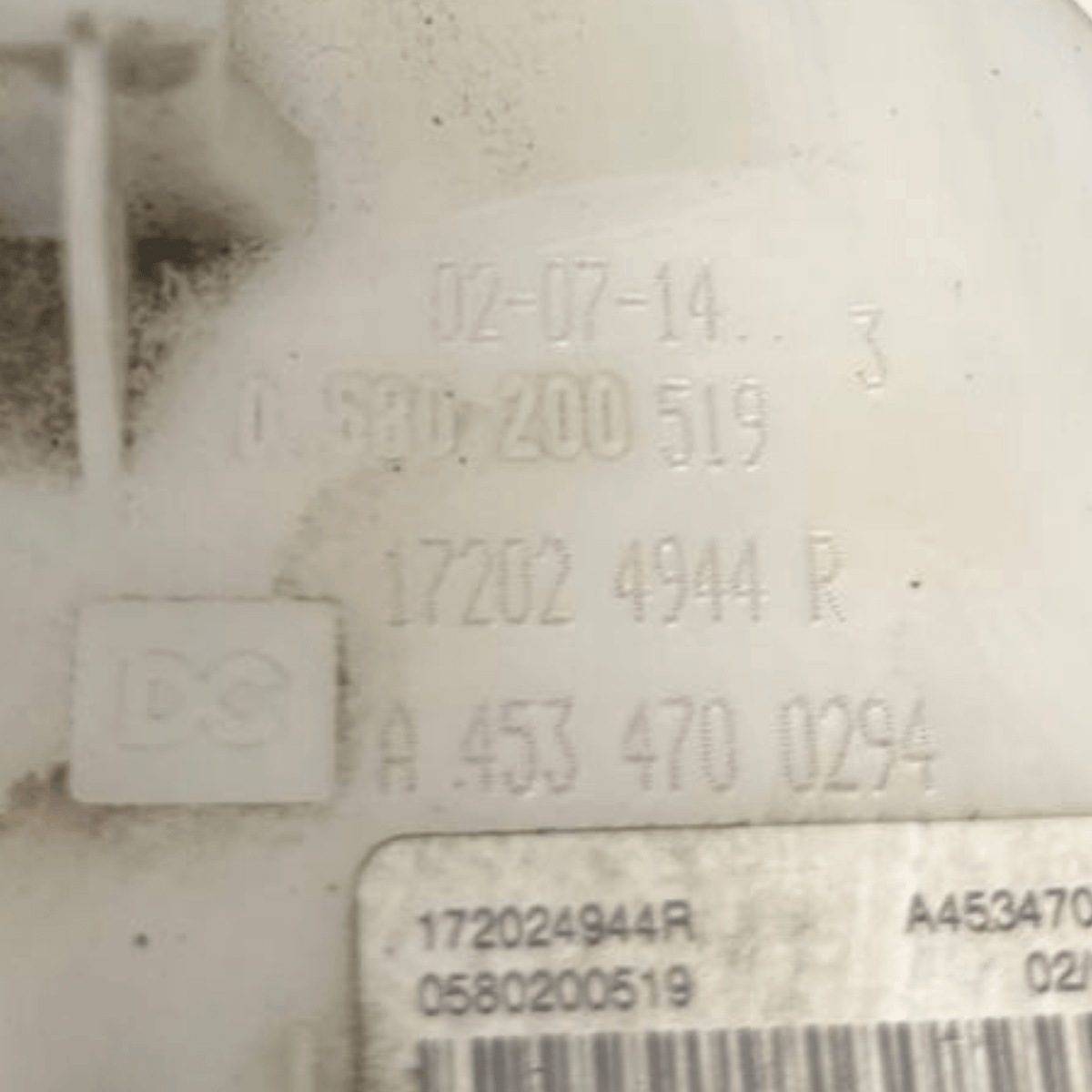 Fuel Pump / Float Renault Twingo III 1.0 Petrol (2014 to 2024) code: 0580200519 - F&P CRASH SRLS - Used Parts