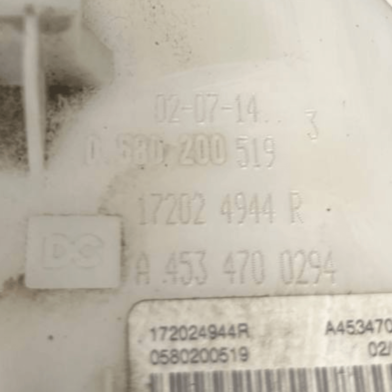 Fuel Pump / Float Renault Twingo III 1.0 Petrol (2014 to 2024) code: 0580200519 - F&P CRASH SRLS - Used Parts