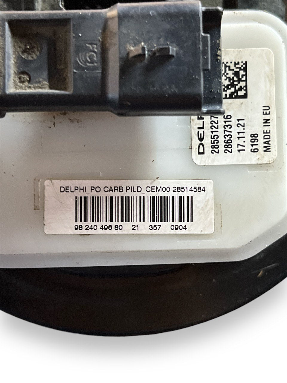 Pompa galleggiante serbatoio carburante Opel Corsa F 1.5 diesel cod.9624049680 / 28551227 (2015>) - F&P CRASH SRLS - Ricambi Usati