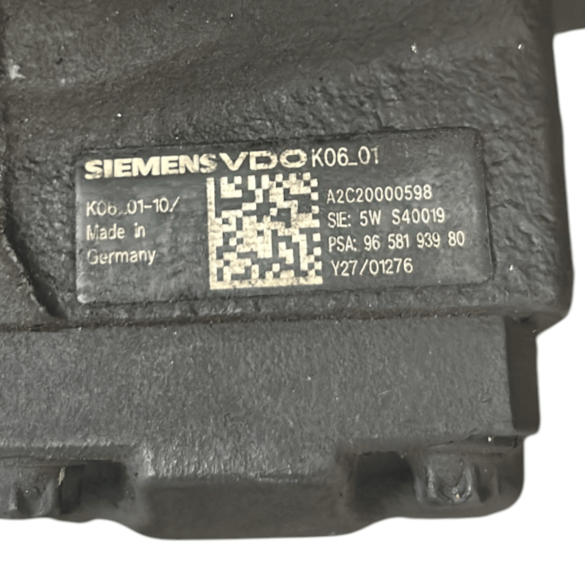 Pompa Iniezione / Gasolio Peugeot 307 cod.9658193980 2.0 Diesel (2001 > 2009) - F&P CRASH SRLS - Ricambi Usati