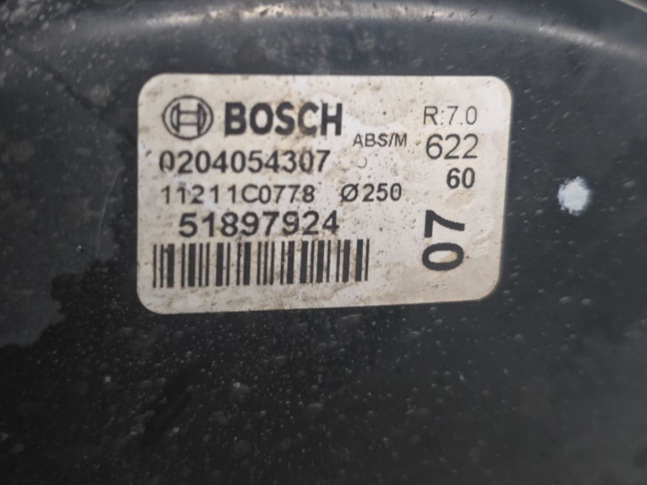 Pompa Servo Freno Opel Combo / Doblo 1.6 Diesel ( 2012 - 2018 ) Cod : 024054307 - F&P CRASH SRLS - Ricambi Usati