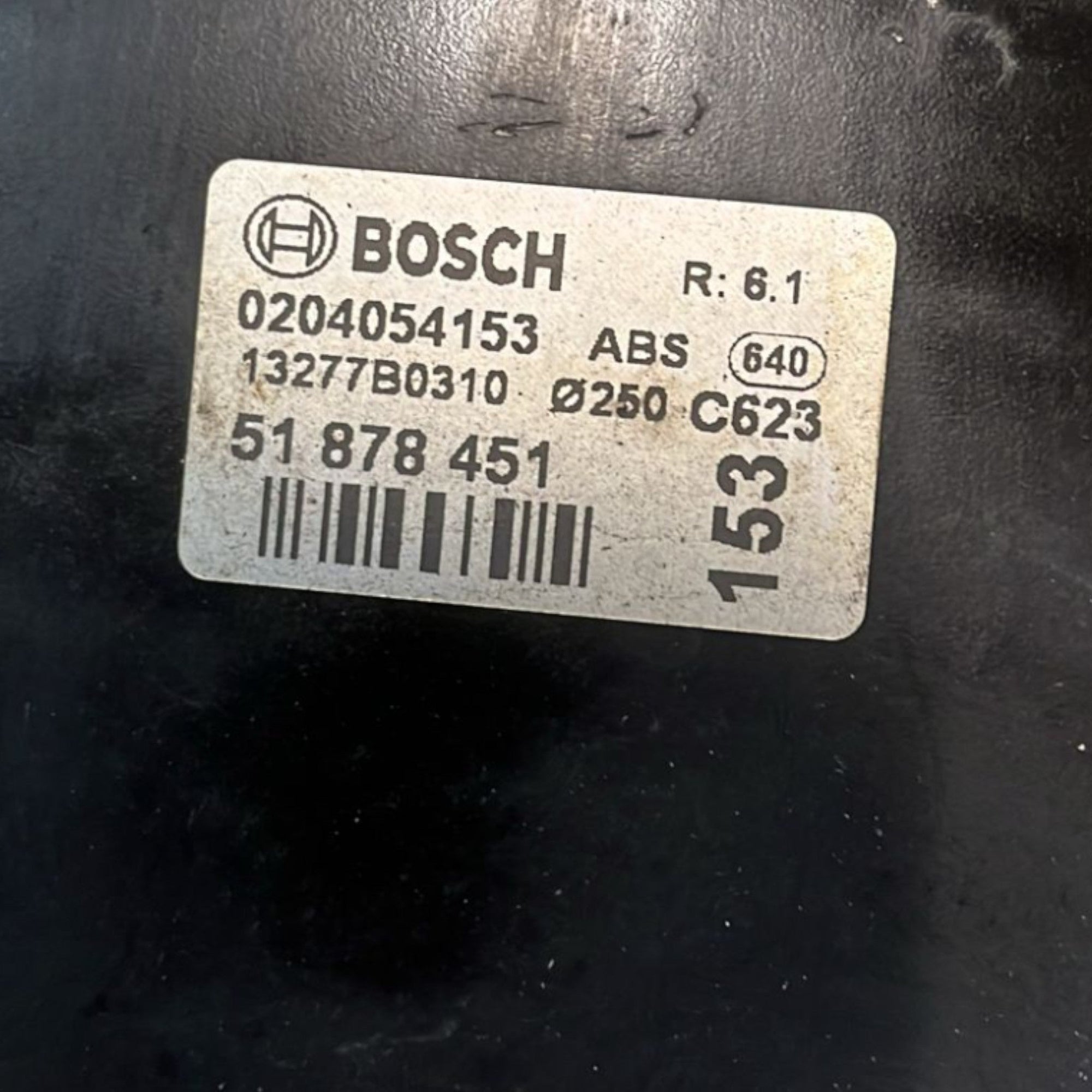 Pompa Servofreno Alfa Romeo Mito cod:51878451 1.4 Benzina (2008 >2018) - F&P CRASH SRLS - Ricambi Usati