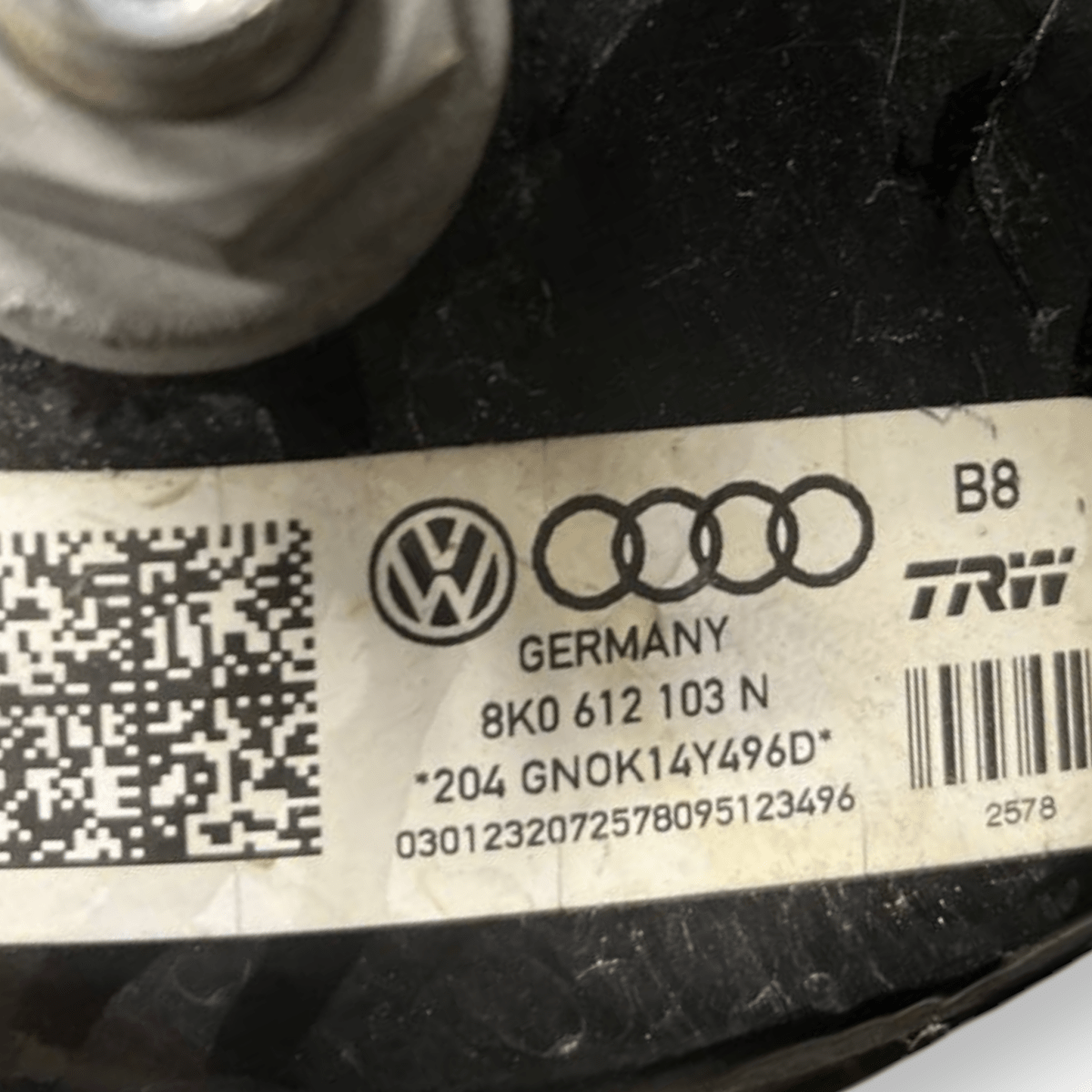 Pompa Servofreno Audi A4 B8 2.0 Diesel (2007 al 2016) cod: 8K0612103N - F&P CRASH SRLS - Ricambi Usati