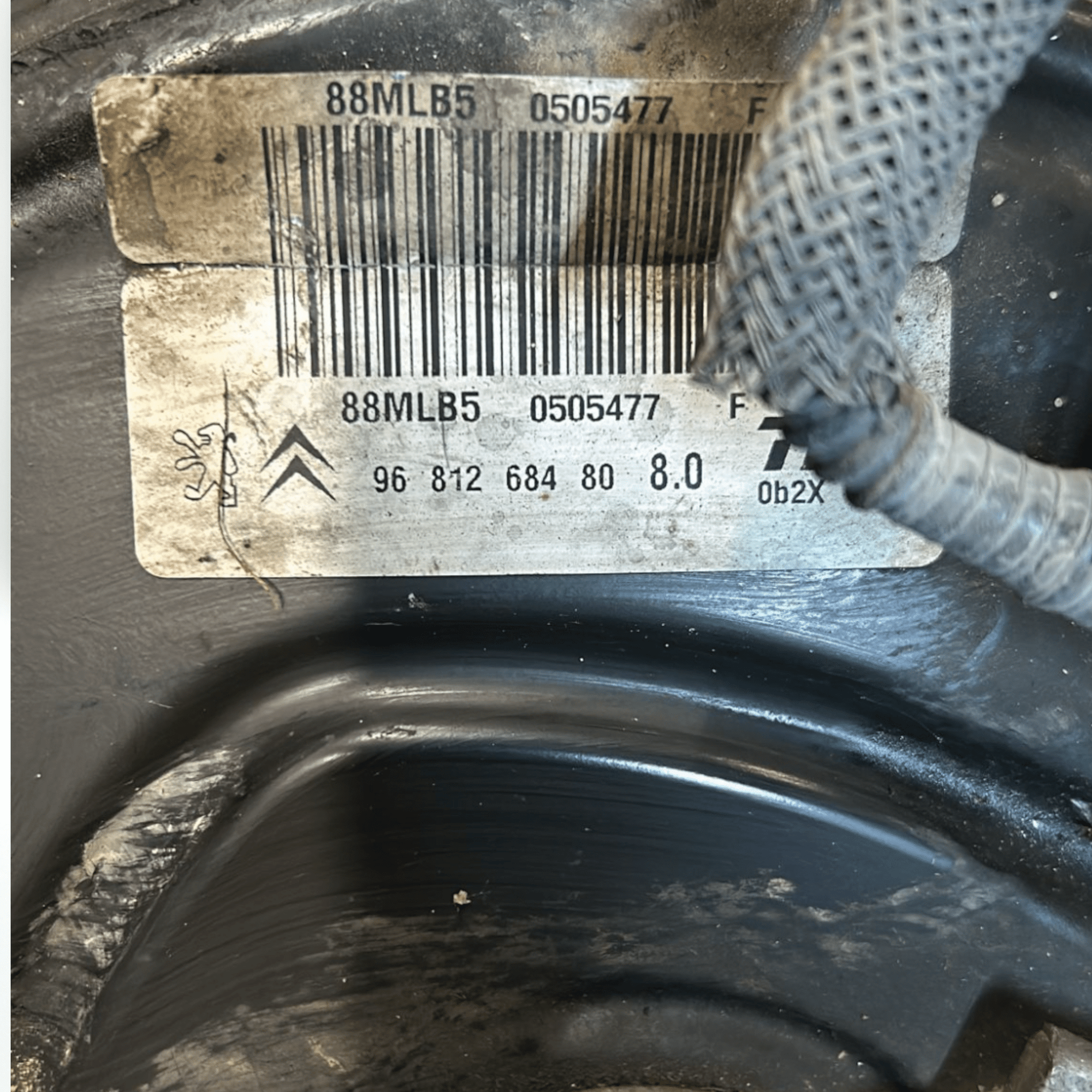 Pompa Servofreno Citroen Berlingo 1.6 Diesel (2008 > 2018) cod:9681268480 - F&P CRASH SRLS - Ricambi Usati