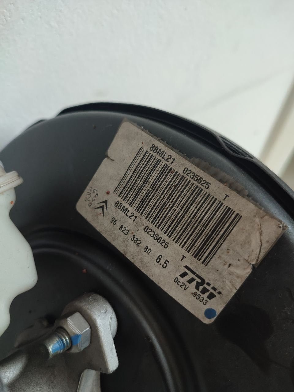 Pompa servofreno Citroen C3 1.1 benz ( 2002 ) cod 9682338280 - F&P CRASH SRLS - Ricambi Usati