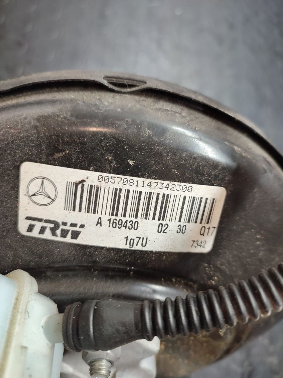 Pompa servofreno con vaschetta MERCEDES - BENZ CLASSE A W169 1.5 (2003) cod: A1694300230 - F&P CRASH SRLS - Ricambi Usati