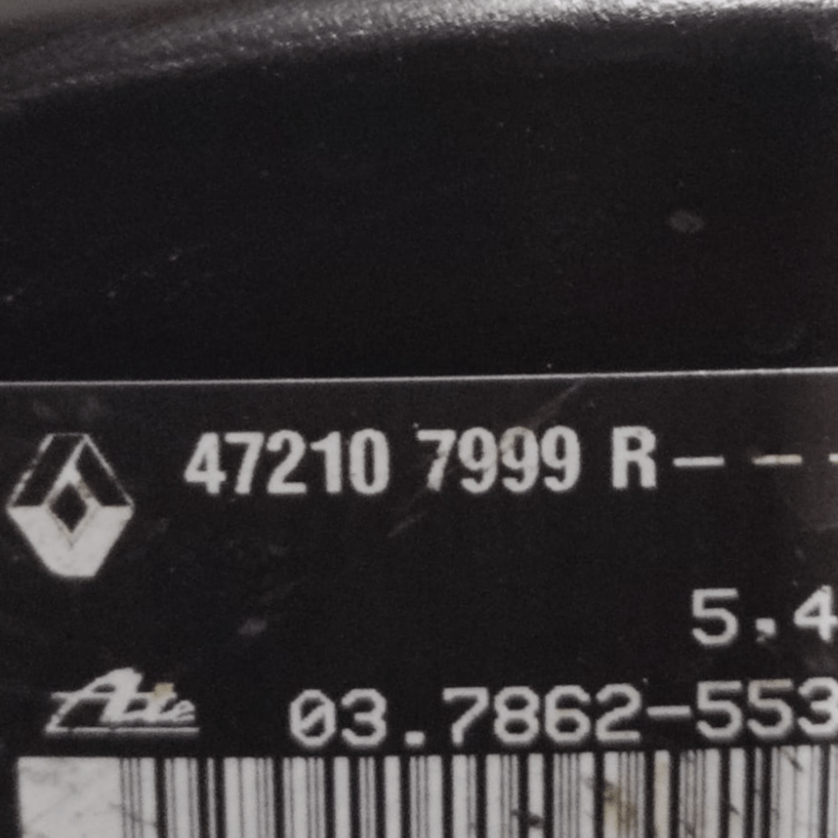 Pompa Servofreno Dacia Dokker 1.5 Diesel COD: 472107999R (2013 - 2021) - F&P CRASH SRLS - Ricambi Usati