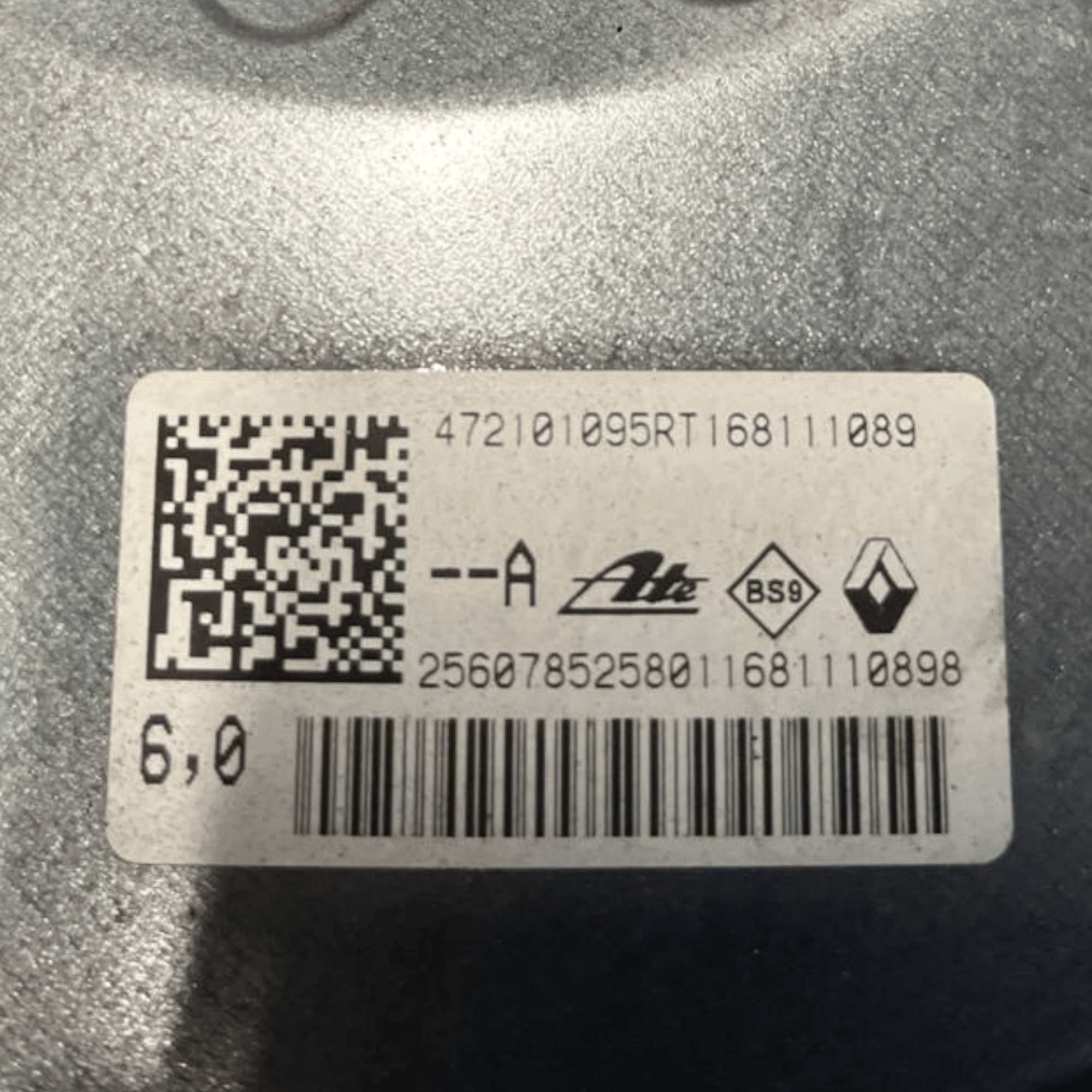 Pompa Servofreno Dacia Sandero Stepway 1.0 Benzina (2020>) cod: 472101095RT - F&P CRASH SRLS - Ricambi Usati