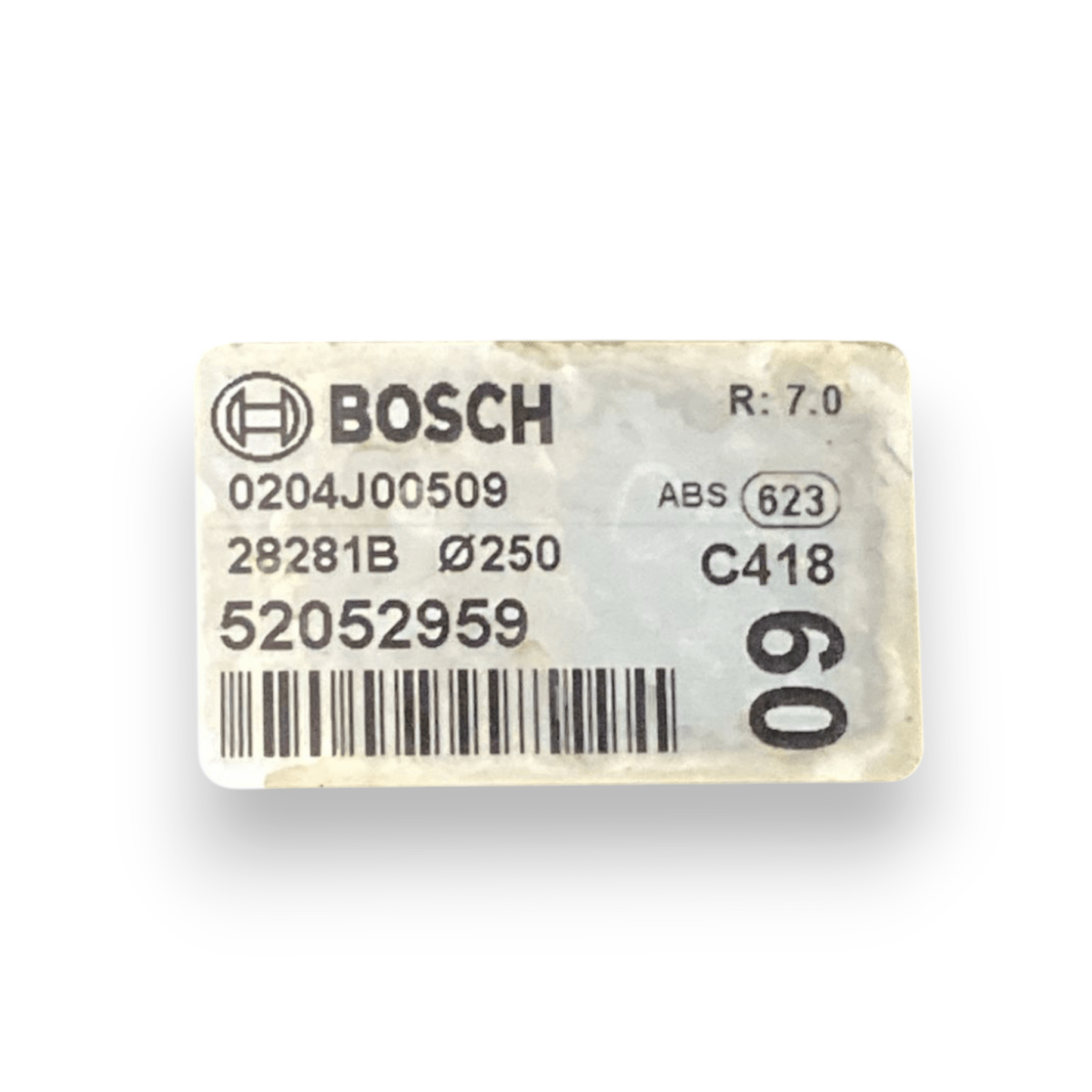 Pompa servofreno fiat 500l 1.4 benzina cod:0204j00509 (2012 - 2022) - F&P CRASH SRLS - Ricambi Usati