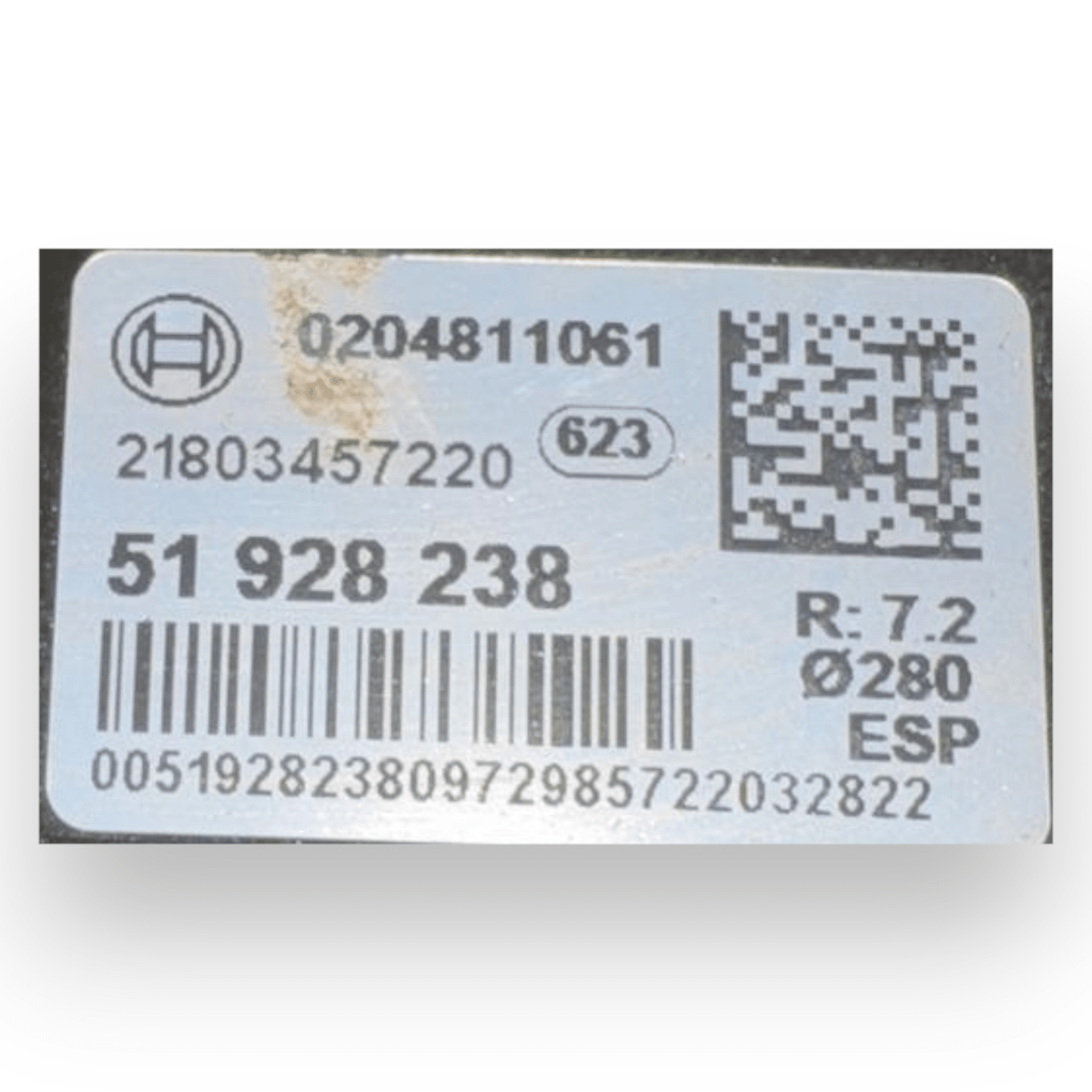 Pompa servofreno Fiat Ducato 2.2 diesel cod.0204811061 (2021 - ) - F&P CRASH SRL - Ricambi Usati