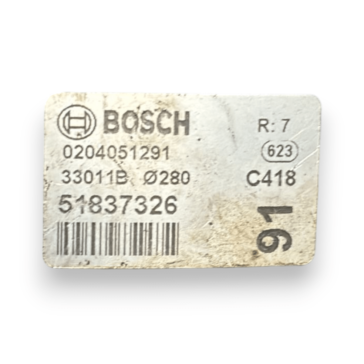 Pompa servofreno fiat ducato 2.3 diesel cod:0204051291 (2006 - 2014) - F&P CRASH SRL - Ricambi Usati