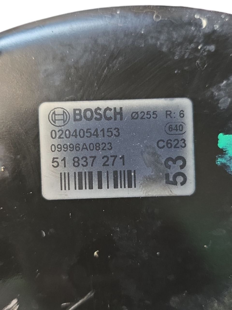 POMPA SERVOFRENO FIAT GRANDE PUNTO 1.3 DIESEL (2005 - 2008) Cod : 51837271 - F&P CRASH SRLS - Ricambi Usati