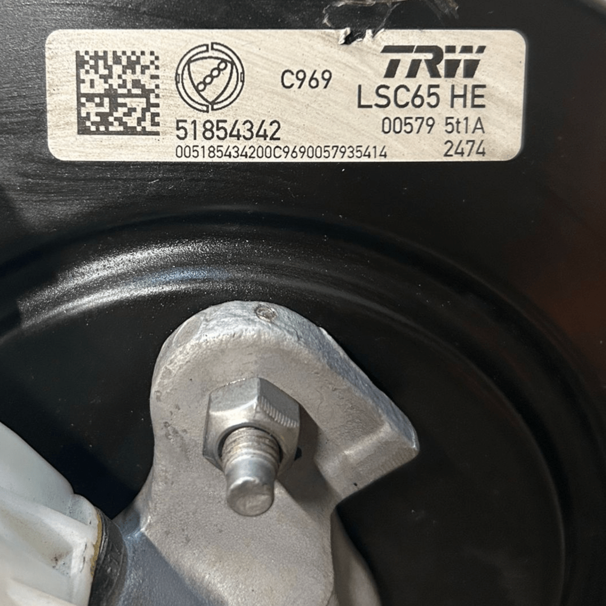 Pompa servofreno fiat panda 312 1.2 benzina cod:51854342 (2012 >) - F&P CRASH SRL - Ricambi Usati