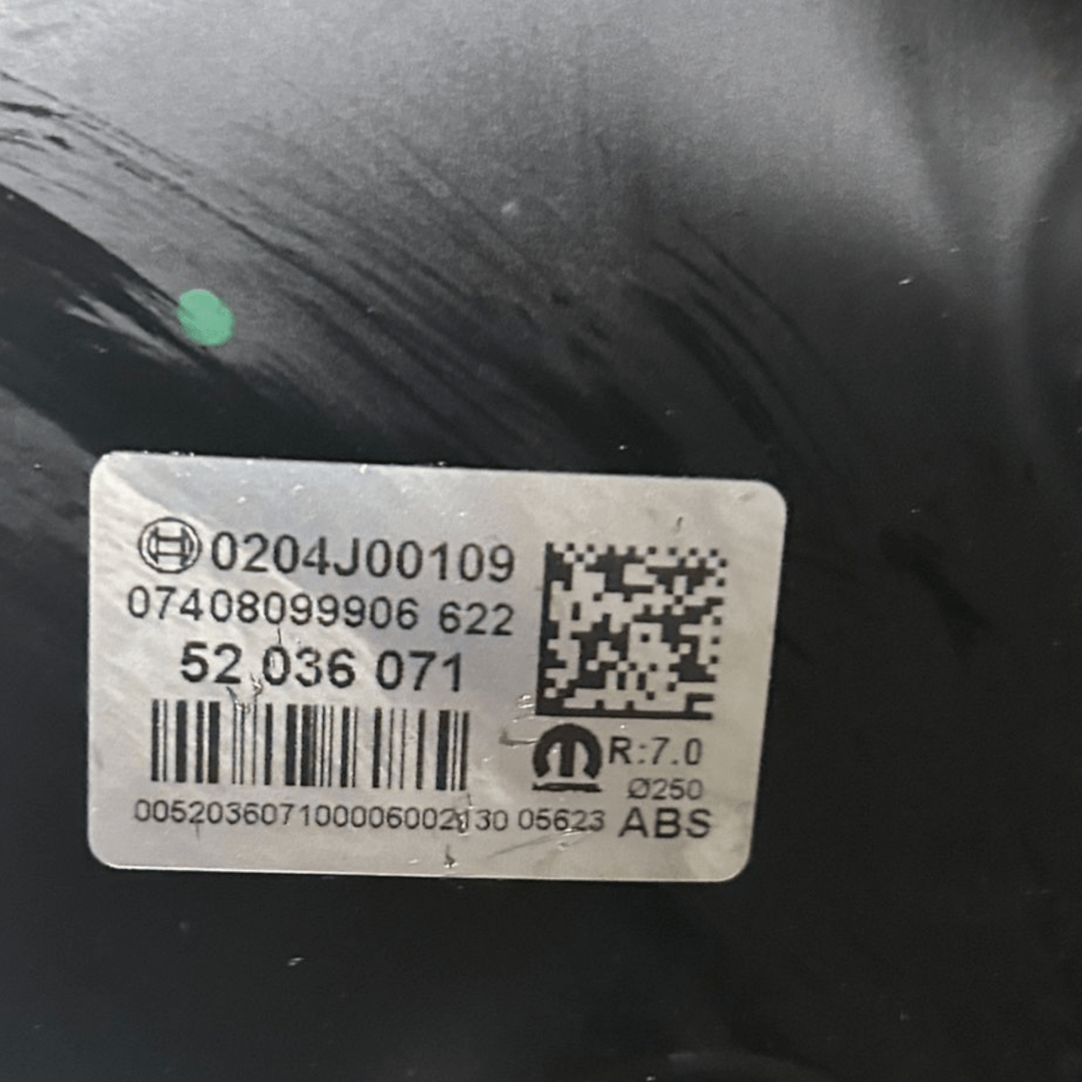 Pompa servofreno fiat tipo 1.3 diesel cod:52036071 (2015 >) - F&P CRASH SRL - Ricambi Usati